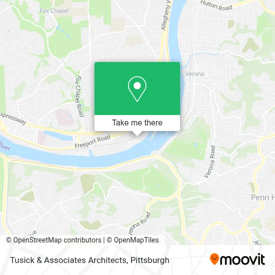 Tusick & Associates Architects map