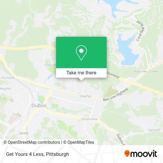 Get Yours 4 Less map