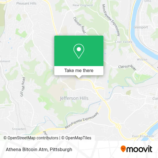 Athena Bitcoin Atm map