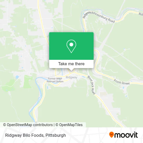 Ridgway Bilo Foods map