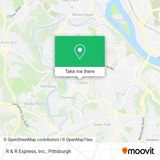 R & R Express, Inc. map