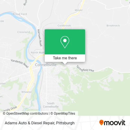 Adams Auto & Diesel Repair map