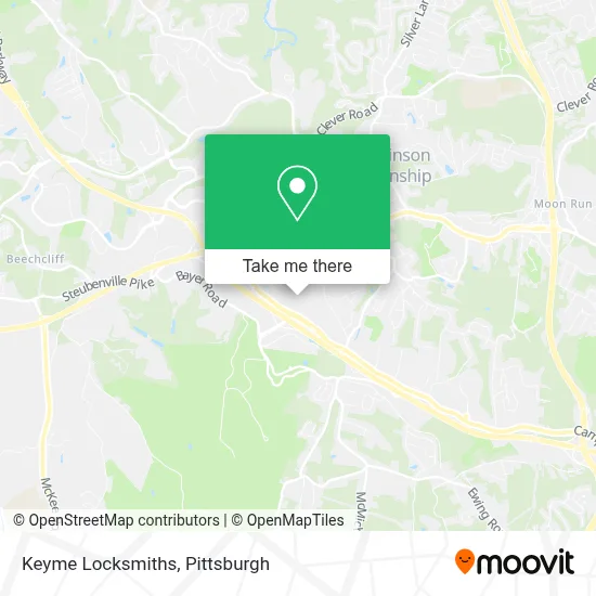 Keyme Locksmiths map