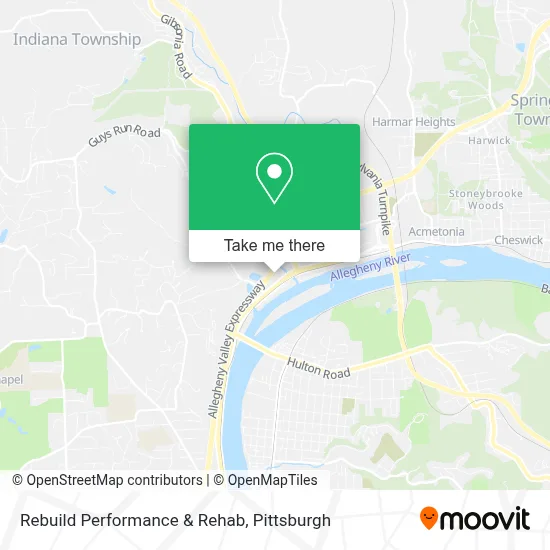 Rebuild Performance & Rehab map