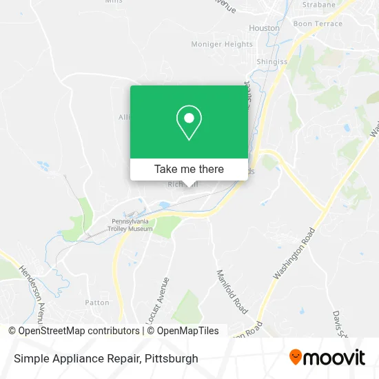 Simple Appliance Repair map