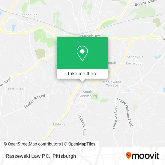 Raszewski Law P.C. map