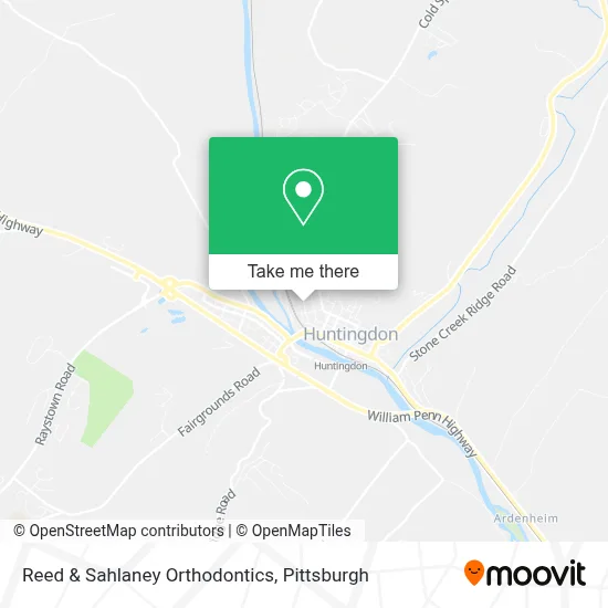 Reed & Sahlaney Orthodontics map