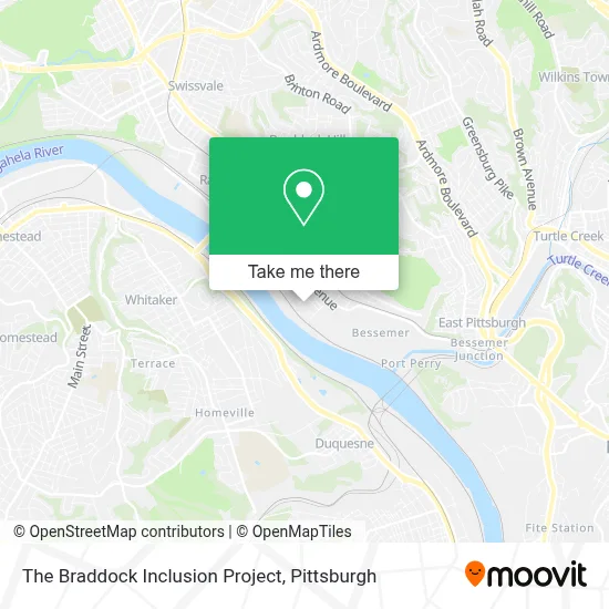 The Braddock Inclusion Project map
