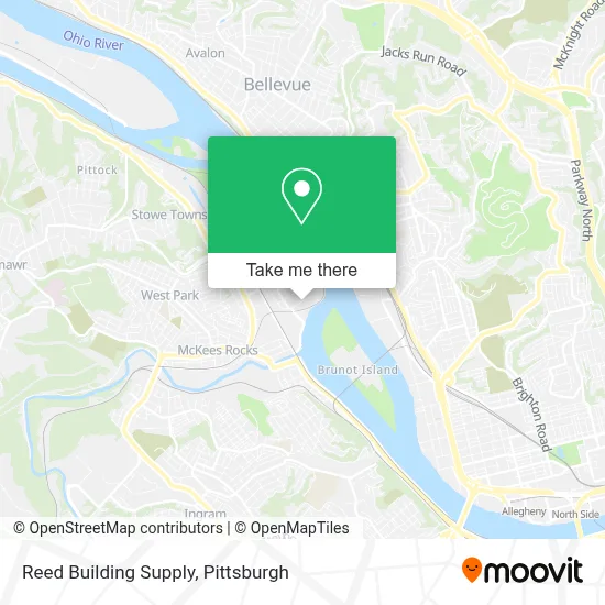 Reed Building Supply map