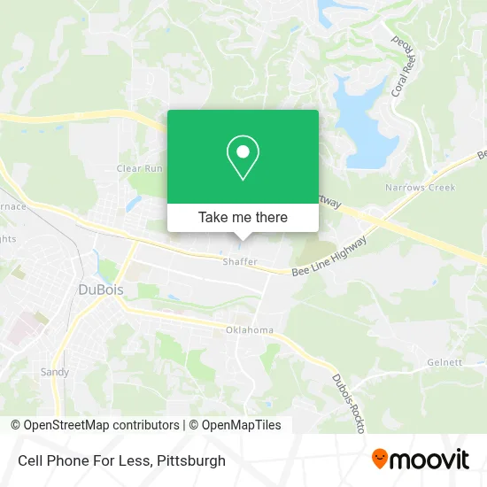 Cell Phone For Less map
