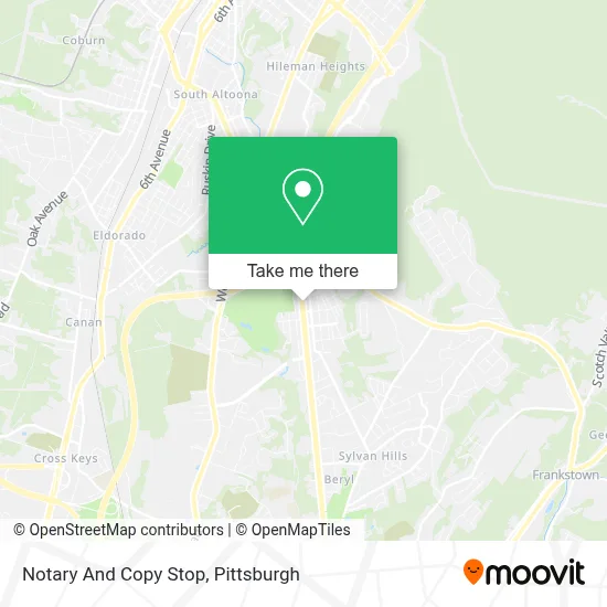 Notary And Copy Stop map