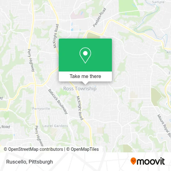 Ruscello map