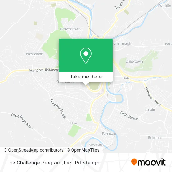 The Challenge Program, Inc. map