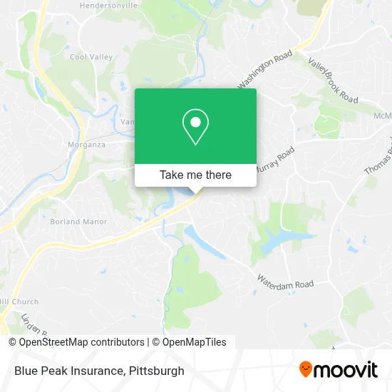 Blue Peak Insurance map