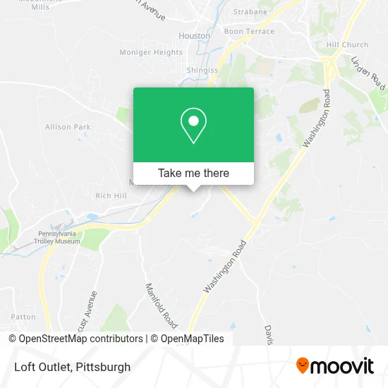 Loft Outlet map