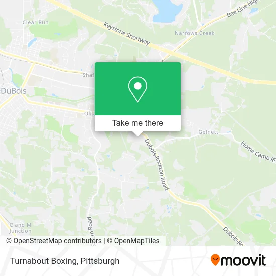 Turnabout Boxing map