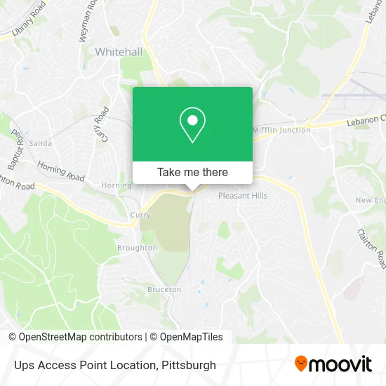 Ups Access Point Location map