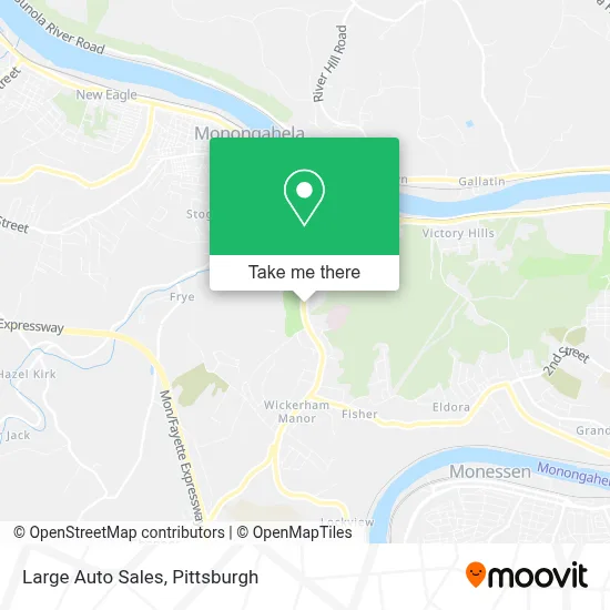 Large Auto Sales map