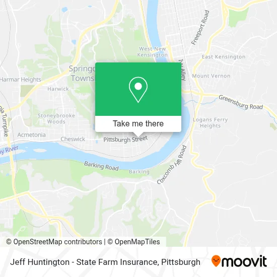Jeff Huntington - State Farm Insurance map