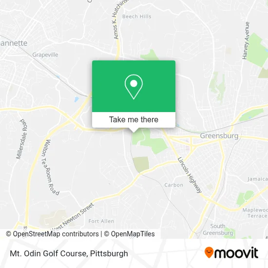 Mt. Odin Golf Course map