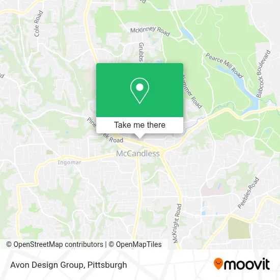 Avon Design Group map