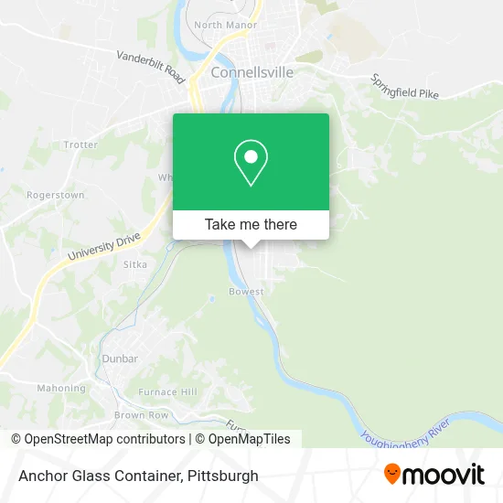 Anchor Glass Container map