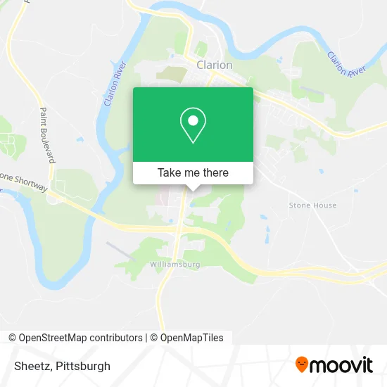 Sheetz map