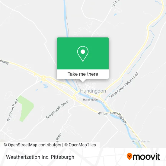Weatherization Inc map
