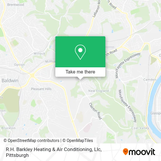 R.H. Barkley Heating & Air Conditioning, Llc map