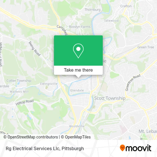 Rg Electrical Services Llc map
