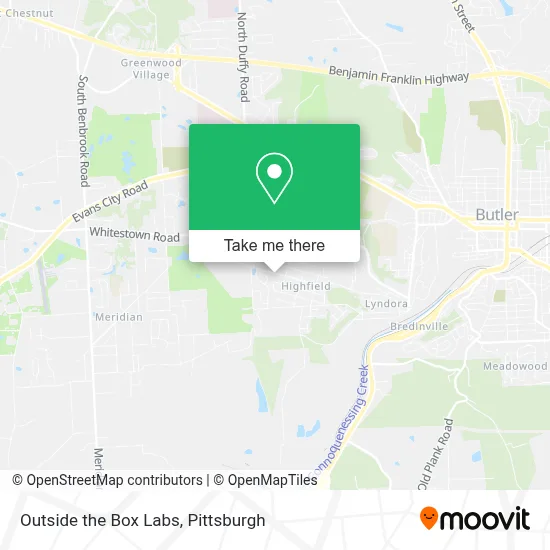 Outside the Box Labs map
