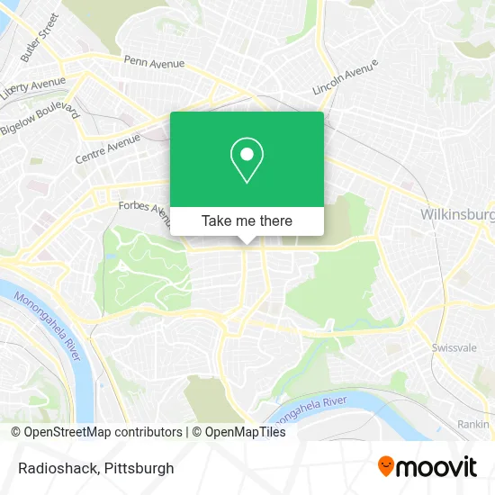 Radioshack map