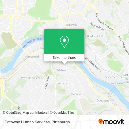 Pathway Human Services map
