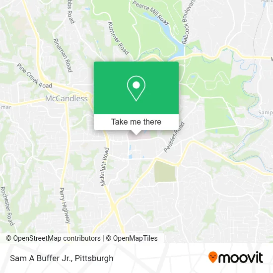Sam A Buffer Jr. map