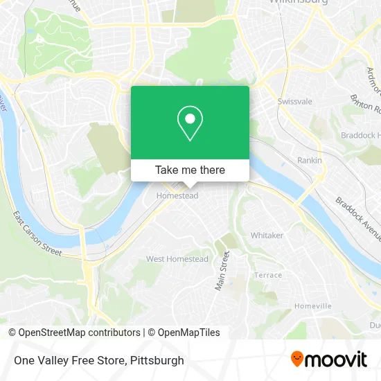 One Valley Free Store map