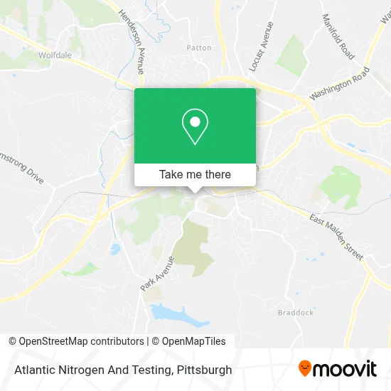 Atlantic Nitrogen And Testing map