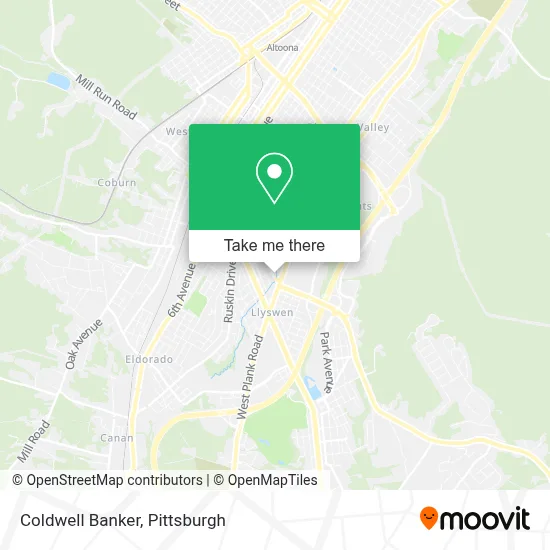 Coldwell Banker map