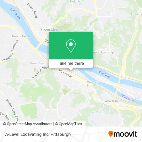 A-Level Excavating Inc map