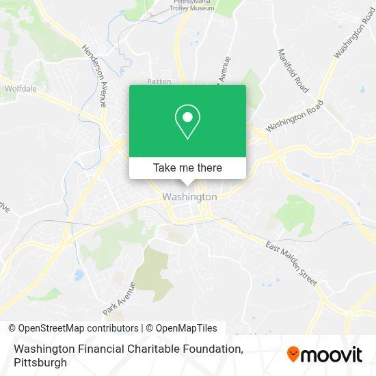 Washington Financial Charitable Foundation map