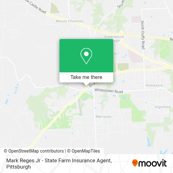 Mark Reges Jr - State Farm Insurance Agent map