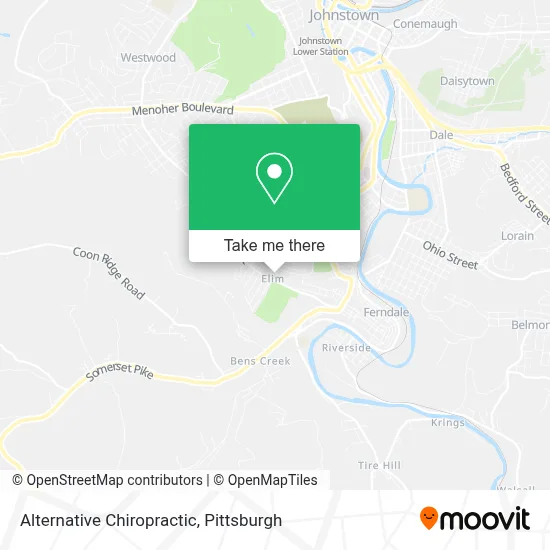 Alternative Chiropractic map