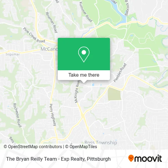 The Bryan Reilly Team - Exp Realty map