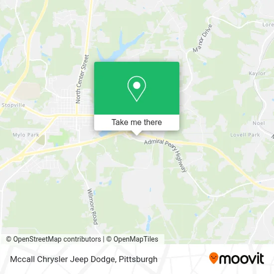 Mccall Chrysler Jeep Dodge map