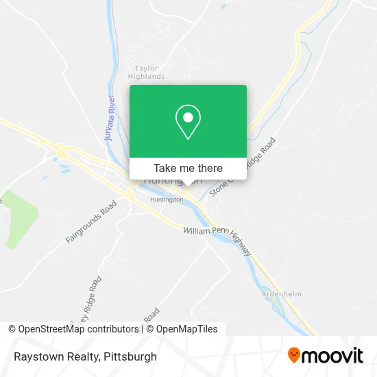 Raystown Realty map
