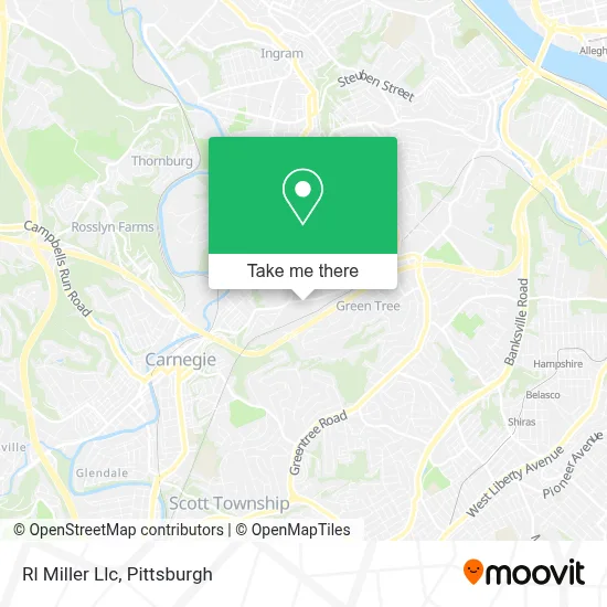 Rl Miller Llc map