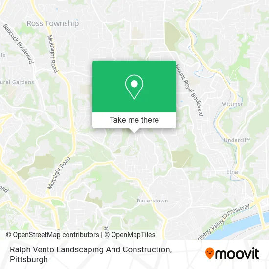 Ralph Vento Landscaping And Construction map