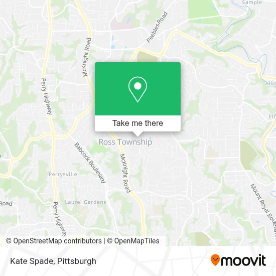 Kate Spade map