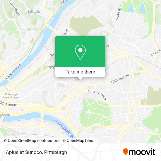Aplus at Sunoco map