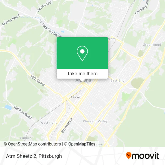 Atm Sheetz 2 map