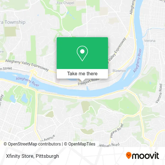 Xfinity Store map
